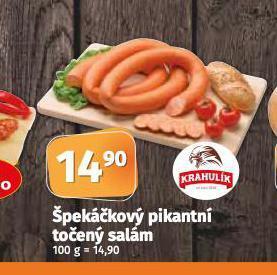 Coop Špekáčkový točený salám pikantní nabídka