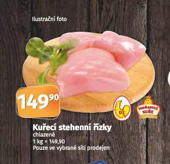 Coop Kuřecí stehenní řízky nabídka
