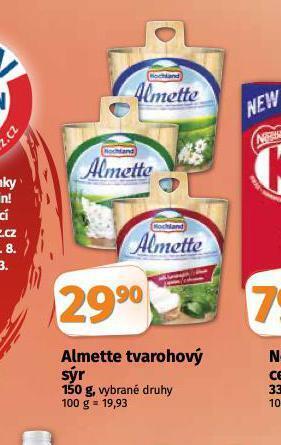 Coop Almette sýr nabídka