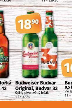Coop Pivo budvar 33 nabídka