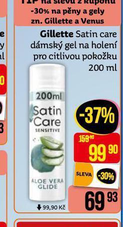 Teta Gillette gel na holení nabídka