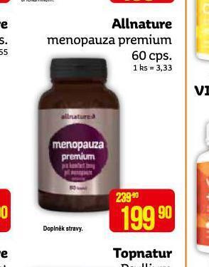 Teta Allnature menopauza nabídka