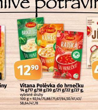 Coop Vitana polévka do hrnečku nabídka
