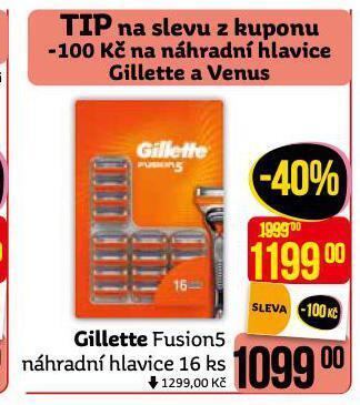 Teta Gillette náhradní hlavice nabídka