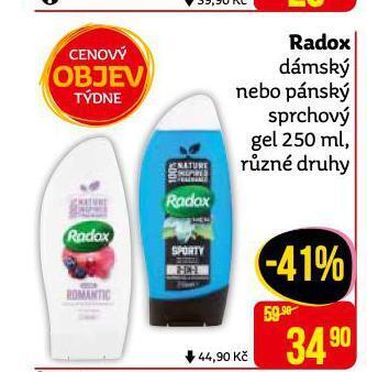 Teta Radox sprchový gel nabídka
