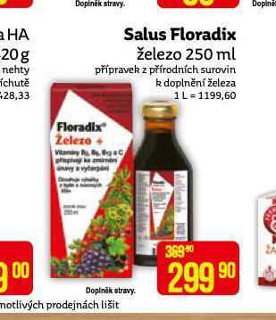 Salus floradix železo