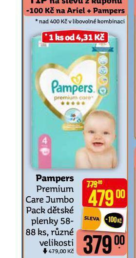 Teta Pampers pleny nabídka
