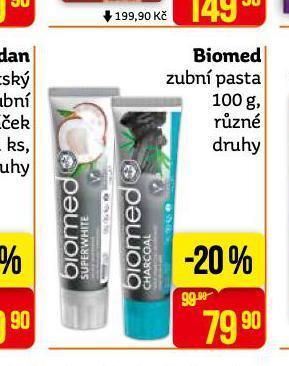 Teta Biomed zubní pasta nabídka