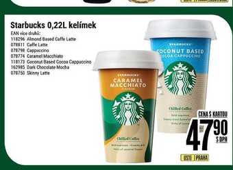 Tamda Foods Starbucks 0,22l kelímek nabídka