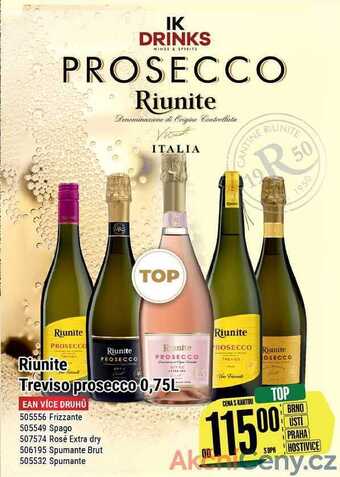 Tamda Foods Riunite treviso prosecco 0,75 l nabídka