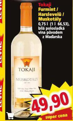 Norma Tokaji harslevelu nabídka