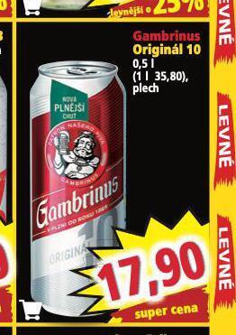 Norma Pivo gambrinus nabídka