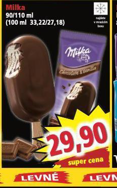 Norma Milka zmrzlina nabídka