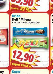 Norma Orion deli nabídka