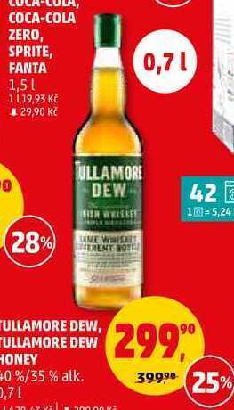 Penny Market Tullamore dew irish whiskey honey 700ml nabídka