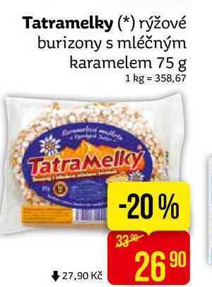 Teta Tatramelky rýžové burizony s mléčným karamelem 75 g nabídka