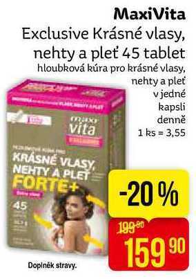 Teta Maxivita exclusive krásné vlasy, nehty a pleť 45 tablet nabídka