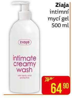 Teta Ziaja intimate creamy wash 500 ml nabídka