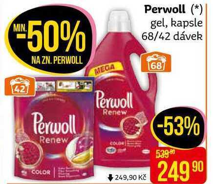 Teta Perwoll prací prostředek 68 dávek, vybrané druhy nabídka