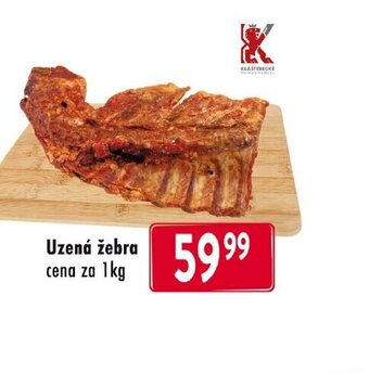 Qanto Uzená žebra cena za 1kg nabídka