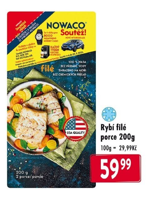 Qanto Rybi filé porce 200g nabídka