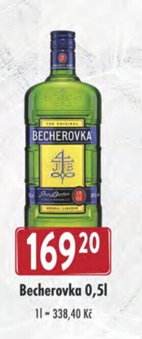 Astur&Qanto Becherovka 0,5 l. nabídka