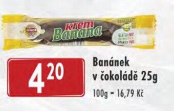 Astur&Qanto Banánek v čokoládě 25g nabídka