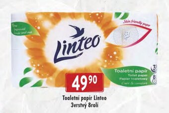 Astur&Qanto Toaletní papír Linteo 3vrstvý 8rolí nabídka