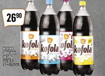TEMPO Kofola vybrané druhy nabídka