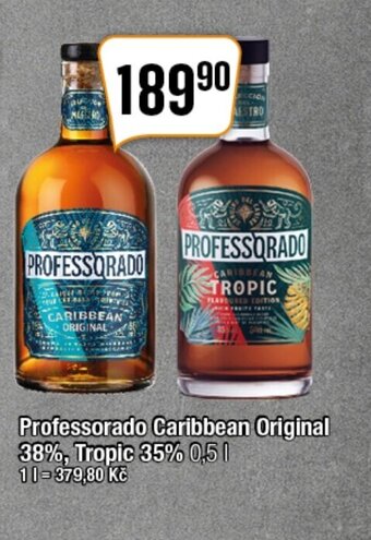 TEMPO Professorado Caribbean Original 38%, Tropic 35% 0,5 l. nabídka