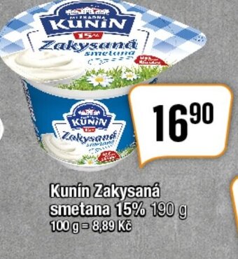 TEMPO Kunín Zakysaná smetana 15% 190 g nabídka