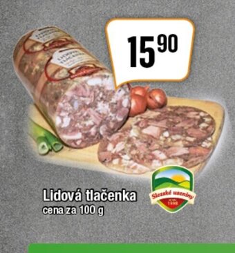 Lidová tlačenka cena za 100 g