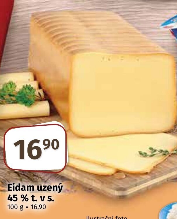 COOP TIP Eidam uzený 45 % t. v s. nabídka