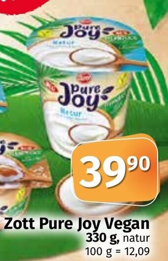 COOP TIP Zott Pure Joy Vegan 330 g nabídka