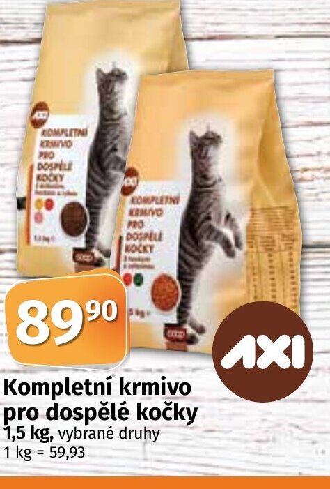 COOP TIP Kompletní krmivo pro dospělé kočky 1,5 kg nabídka