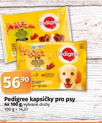 COOP TIP Pedigree kapsičky pro psy 4x 100 g nabídka