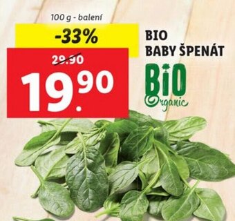 Lidl BIO BABY ŠPENÁT nabídka