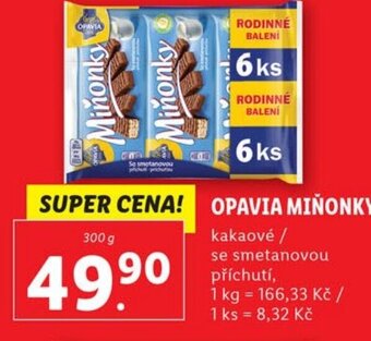Lidl OPAVIA MIŇONKY nabídka