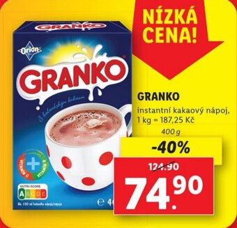 Lidl GRANKO nabídka