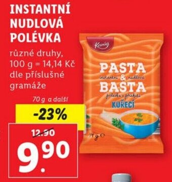 Lidl INSTANTNÍ NUDLOVÁ POLÉVKA nabídka