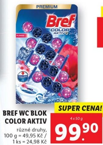 Lidl BREF WC BLOK COLOR AKTIV nabídka