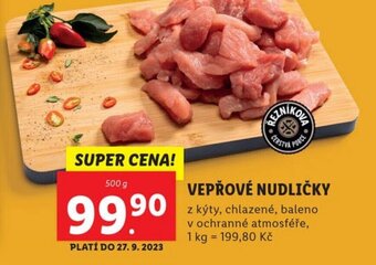 Lidl VEPŘOVÉ NUDLIČKY nabídka