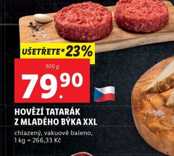 Lidl HOVĚZÍ TATARÁK Z MLADÉHO BÝKA XXL nabídka