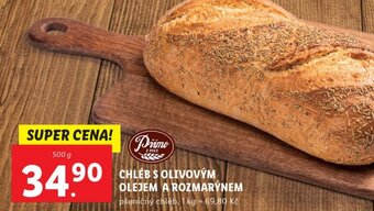 Lidl CHLEB S OLIVOVÝM OLEJEM A ROZMARÝNEM nabídka