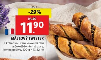 Lidl MÁSLOVÝ TWISTER nabídka