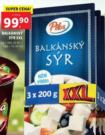 Lidl BALKÁNSKÝ SÝR XXL nabídka
