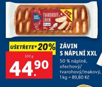 Lidl ZÁVIN S NÁPLNÍ XXL nabídka