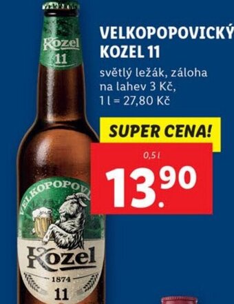 Lidl VELKOPOPOVICKÝ KOZEL 11 nabídka