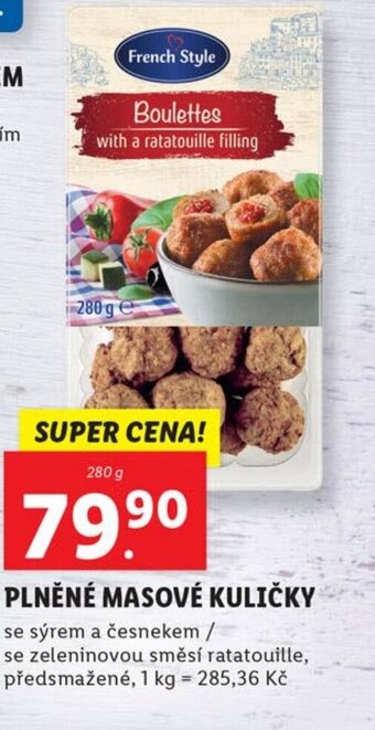 Lidl PLNĚNÉ MASOVÉ KULIČKY nabídka