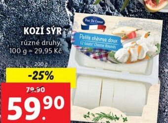 Lidl KOZÍ SÝR nabídka